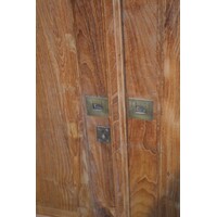 thumb-Massief teakhouten dressoir met laden en deurtjes-6