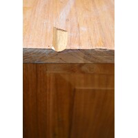 thumb-Massief teakhouten dressoir met laden en deurtjes-10