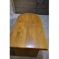 thumb-Massief eikenhouten salontafel met robuuste uitstraling-2