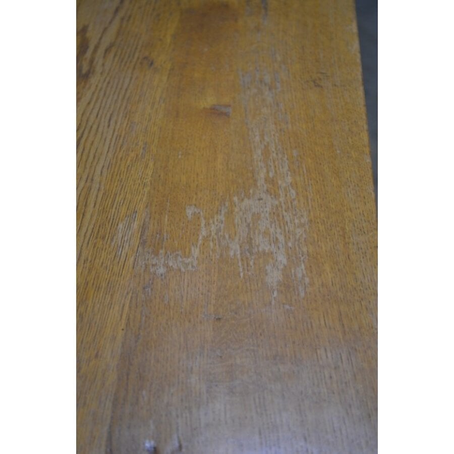 Massief eiken dressoir met 3 laden en 3 klepdeuren-8