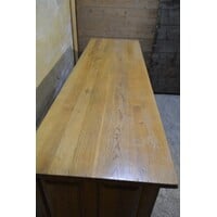 thumb-Massief eiken dressoir met 3 laden en 3 klepdeuren-9