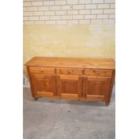 thumb-Massief grenen dressoir met laden en afsluitbare deuren-3