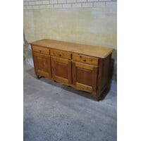 thumb-Massief grenen dressoir met laden en afsluitbare deuren-4