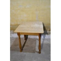 thumb-Vierkante houten eettafel uit de jaren 60-3