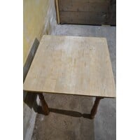 thumb-Vierkante houten eettafel uit de jaren 60-6