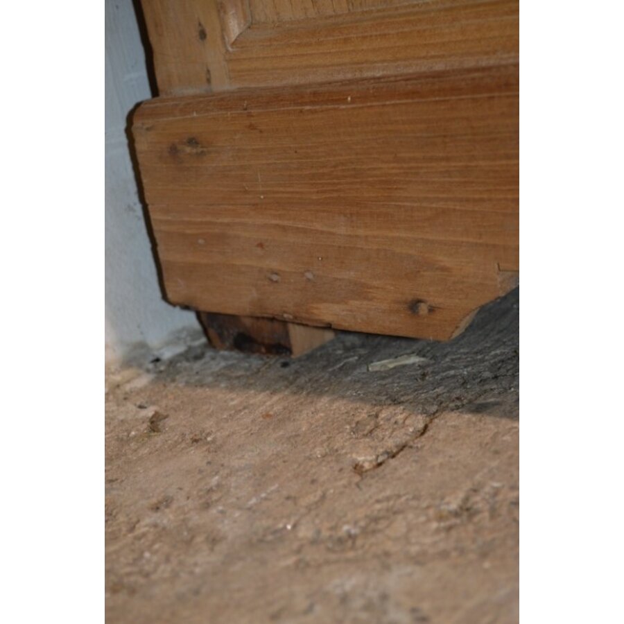 Massief teakhouten dressoir met 4 laden en 4 deuren-2