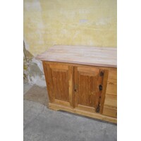 thumb-Massief teakhouten dressoir met 4 laden en 4 deuren-5