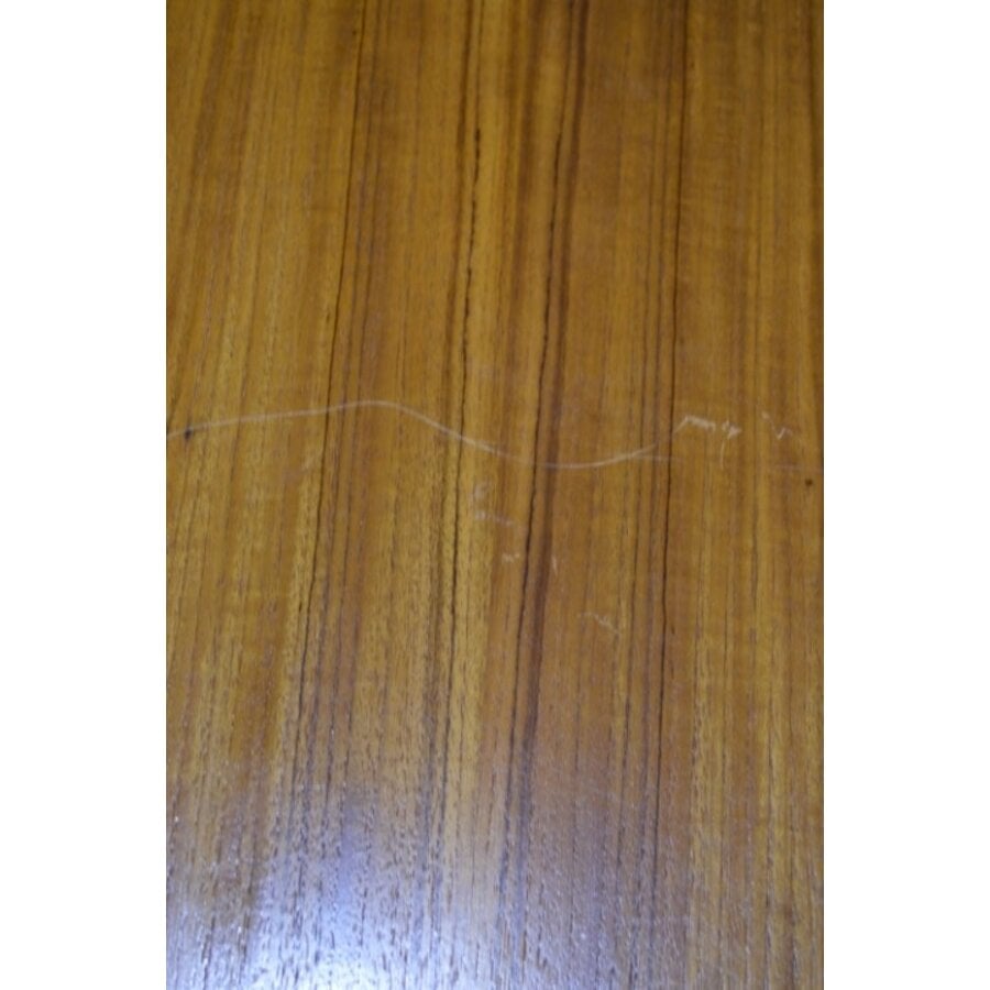 Retro teakhouten eettafel uit de jaren 60, uitschuifbaar-7