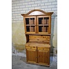 LoodsVol, Tweedehands Grenen buffetkast met vitrine, 2 lades en onderkast