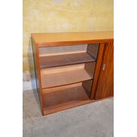 thumb-Retro Scandinavisch dressoir met deur en open vakken-8