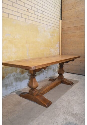 Antieke eiken kloostertafel 