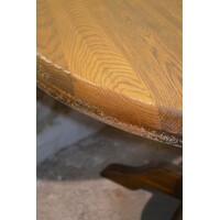 thumb-Ronde eettafel van massief eikenhout-4