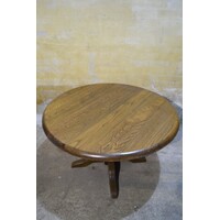 thumb-Ronde eettafel van massief eikenhout-6