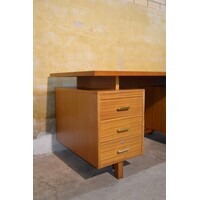 thumb-Retro bureau uit jaren 70 Tsjecho-Slowakije met 6 lades-2