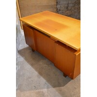 thumb-Retro bureau uit jaren 70 Tsjecho-Slowakije met 6 lades-10