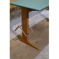 thumb-Retro schooltafel VS voor twee kinderen met beuken onderstel-2