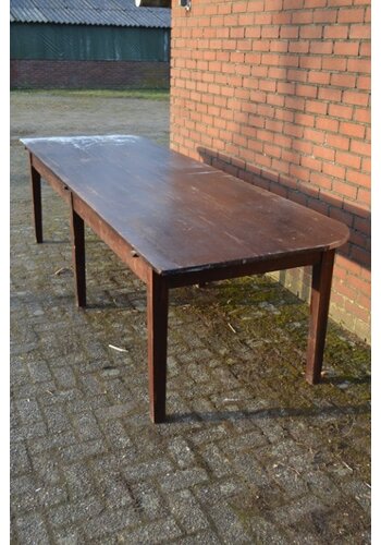 Grote grenen tafel 6 poten 