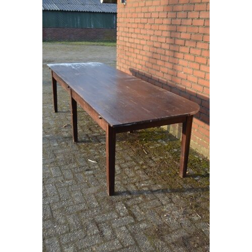 Grote grenen tafel 6 poten 
