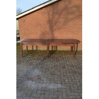 thumb-Grote oude grenen tafel van bijna 3 meter met zes poten-5