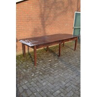 thumb-Grote oude grenen tafel van bijna 3 meter met zes poten-6