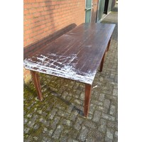 thumb-Grote oude grenen tafel van bijna 3 meter met zes poten-8