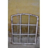 thumb-Gietijzer stalraam met kleine ruitjes en glas-1