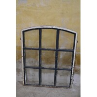 thumb-Gietijzer stalraam met kleine ruitjes en glas-4