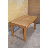 thumb-Massief eiken uittrektafel met middenplank en stevige poten-1