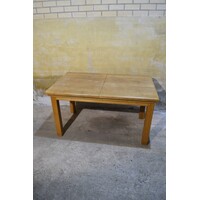 thumb-Massief eiken uittrektafel met middenplank en stevige poten-3