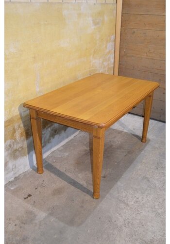 Eettafel massief eiken blank 