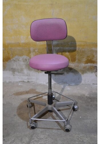 Verstelbare salonstoel roze 