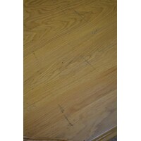 thumb-Ronde massief eiken salontafel met kolom poten-4