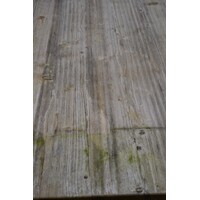 thumb-Landelijke grenen eettafel met gedraaide poten-4