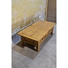 LoodsVol, Tweedehands Unieke massief eiken salontafel uittrekbaar tot 171 cm