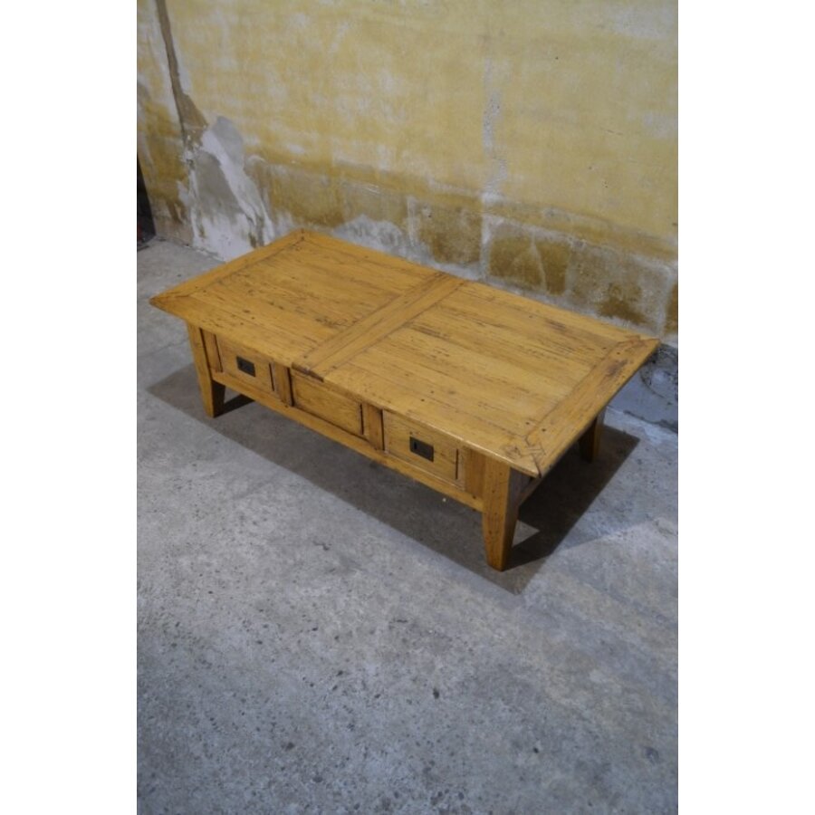 Unieke massief eiken salontafel uittrekbaar tot 171 cm-4