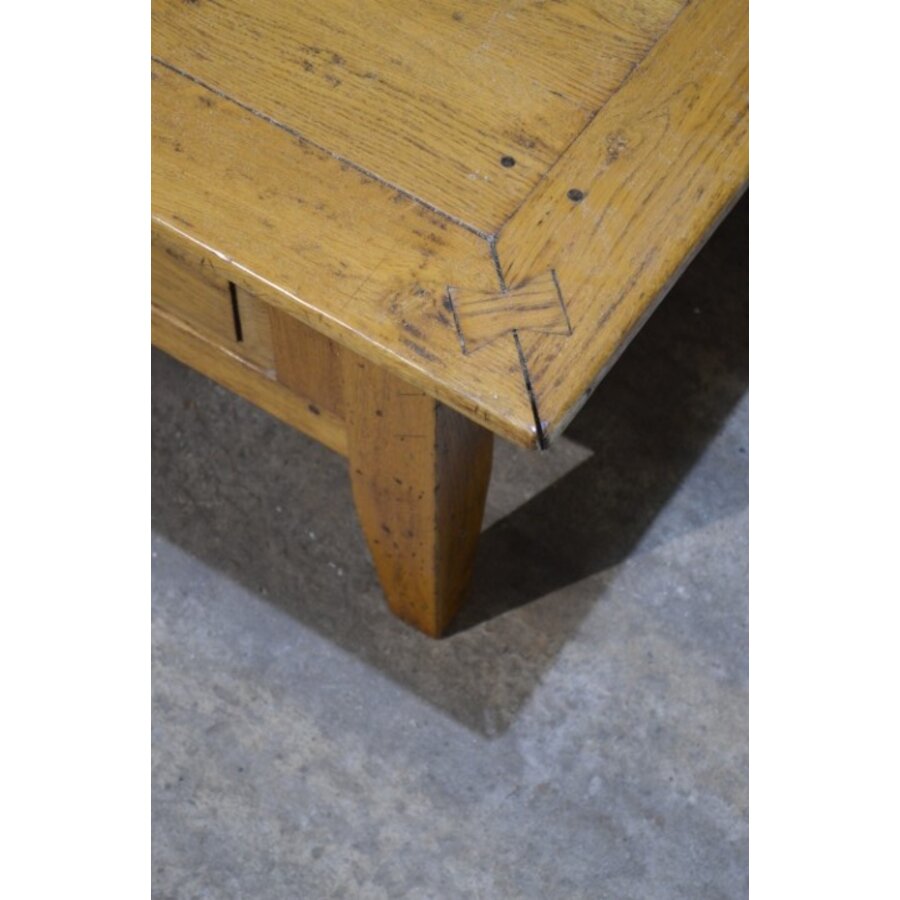 Unieke massief eiken salontafel uittrekbaar tot 171 cm-5