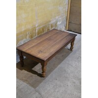 thumb-Massief mahonie salontafel met lade-5