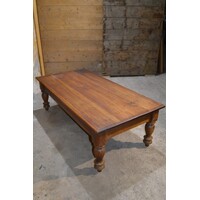 thumb-Massief mahonie salontafel met lade-8