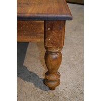 thumb-Massief mahonie salontafel met lade-9