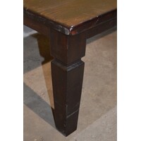 thumb-Massief teakhouten salontafel met lade-2