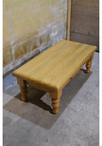 Salontafel massief blank eiken 