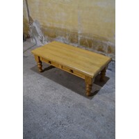 thumb-Massief blank eiken salontafel met 2 laden-5