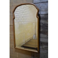 thumb-Klassieke spiegel met eikenhouten lijst-2