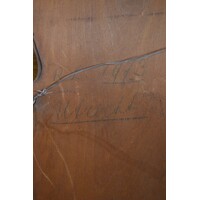 thumb-Klassieke spiegel met eikenhouten lijst-6