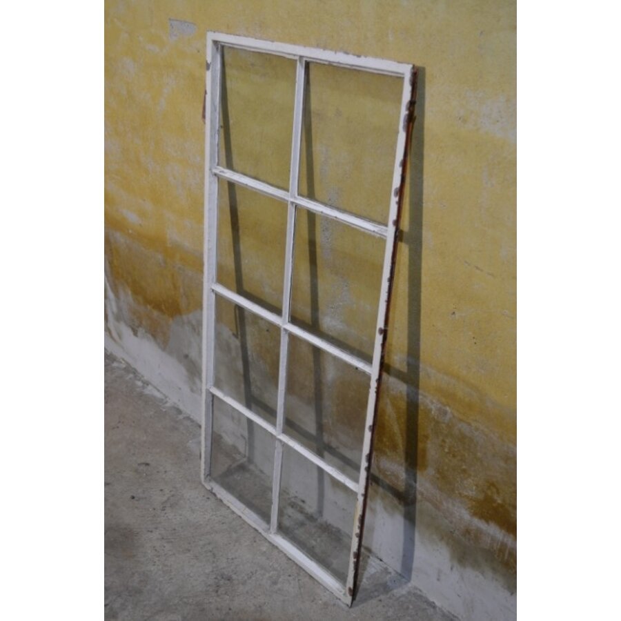 Gietijzeren industrieel raam met 8 ruiten – Origineel uit fabriekshal jaren 40-4