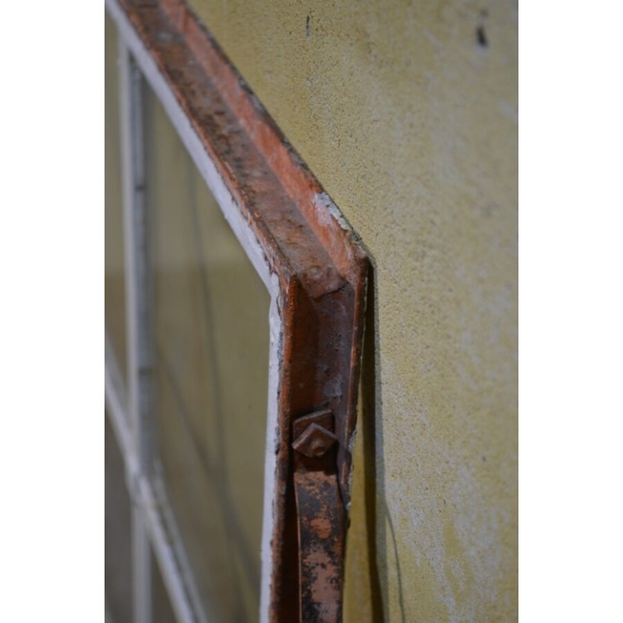 Gietijzeren industrieel raam met 8 ruiten – Origineel uit fabriekshal jaren 40-7