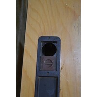 thumb-Vintage kinder schooltafeltje met houten blad en metalen onderstel-4