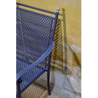 thumb-Blauwe metalen tuinbank van Royal Garden met klassiek design-4
