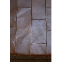 thumb-Vintage patchwork leren hocker met opbergruimte-5