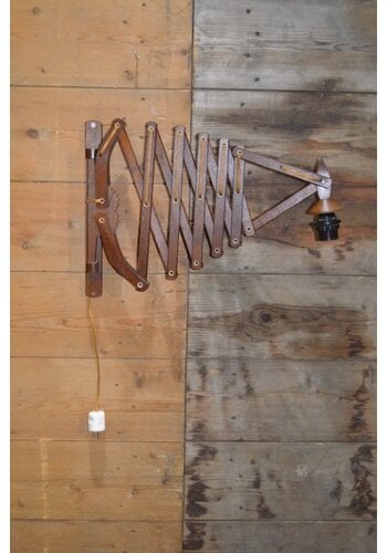 Retro schaarlamp verstelbaar 